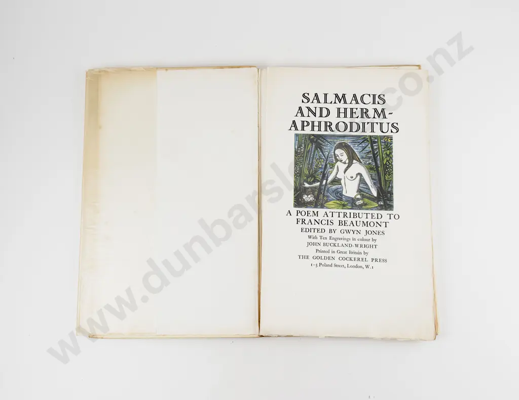 Jones Gwyn (Editor) - Salmacis And Hermaphroditus Image 1++