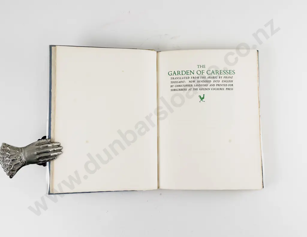 Toussaint Franz (Trans) The Garden Of Caresses Image 1++