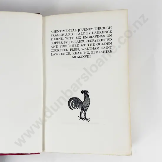 Sterne Laurence - A Sentimental Journey Through France And Italy