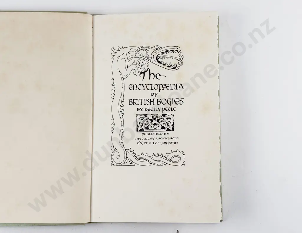 Peele Cecily - The Encyclopedia Of British Bogies Image 1++