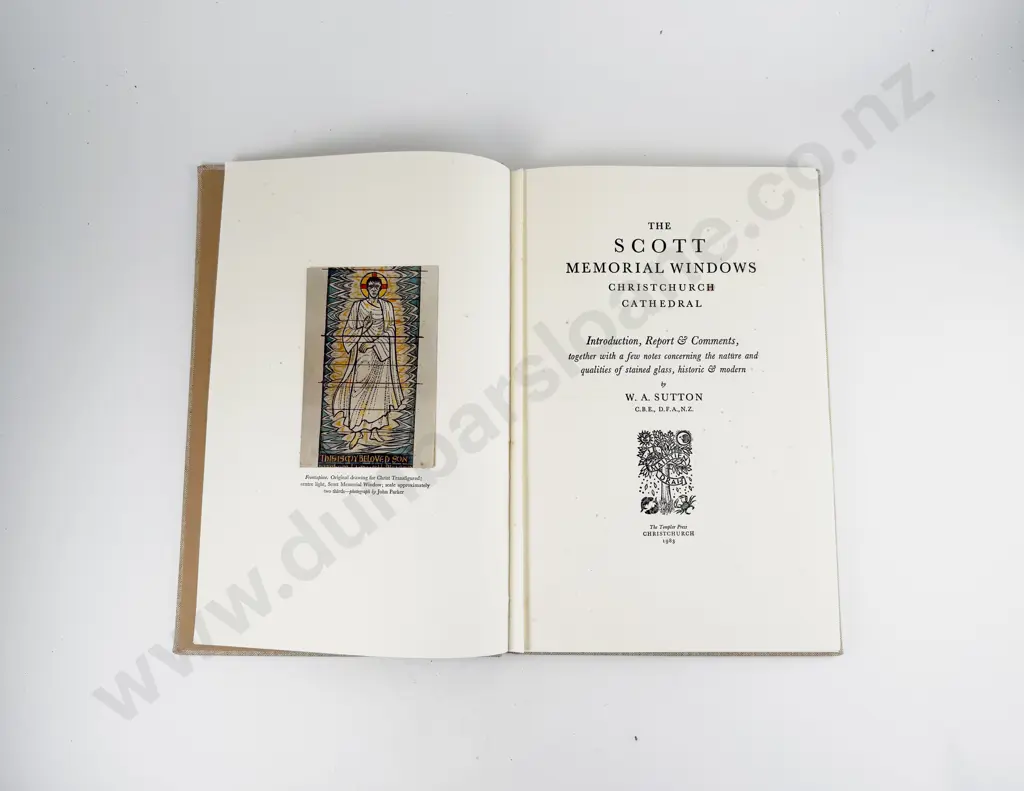 Sutton W S - The Scott Memorial Windows Christchurch Cathedral Image 1++