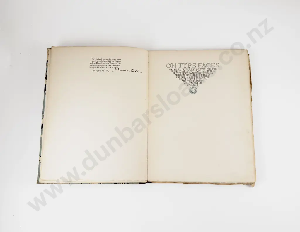 Morison Stanley (Intro)  On Type Faces Image 1++