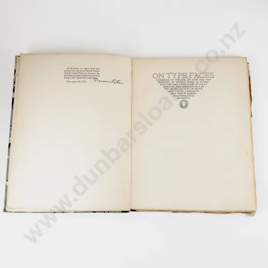 Morison Stanley (Intro)  On Type Faces