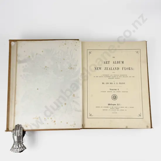 Featon Mr & Mrs E H - The Art Album of New Zealand Flora Volume I