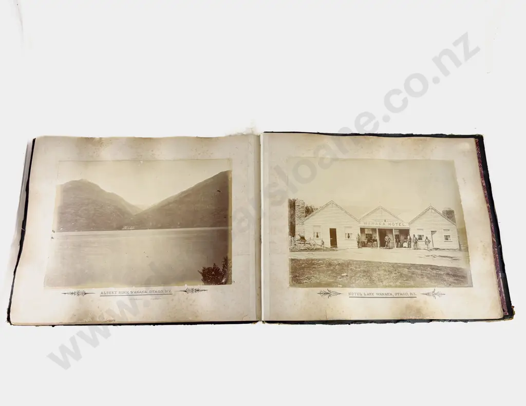 Large Late 19th Century Part Album "Photographs of New Zealand" Image 1++