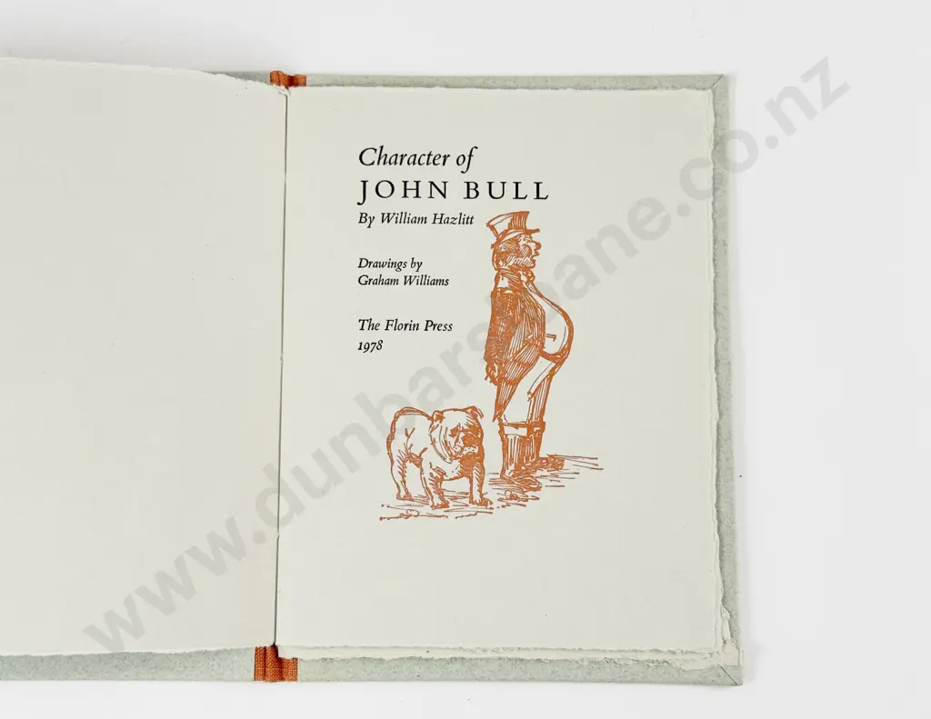 Hazlitt William - Character of John Bull Image 1++