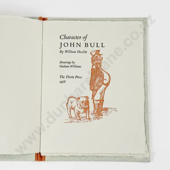 Hazlitt William - Character of John Bull