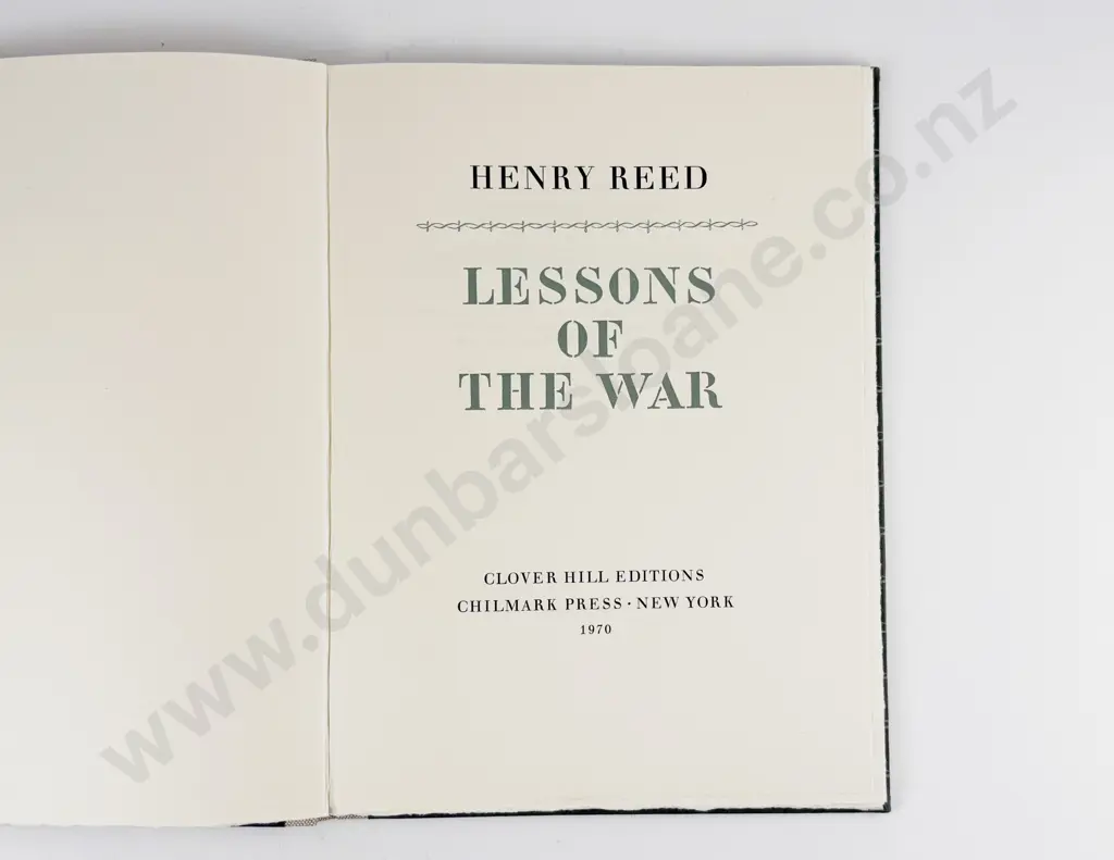 Reed Henry - Lessons Of The War Image 1++