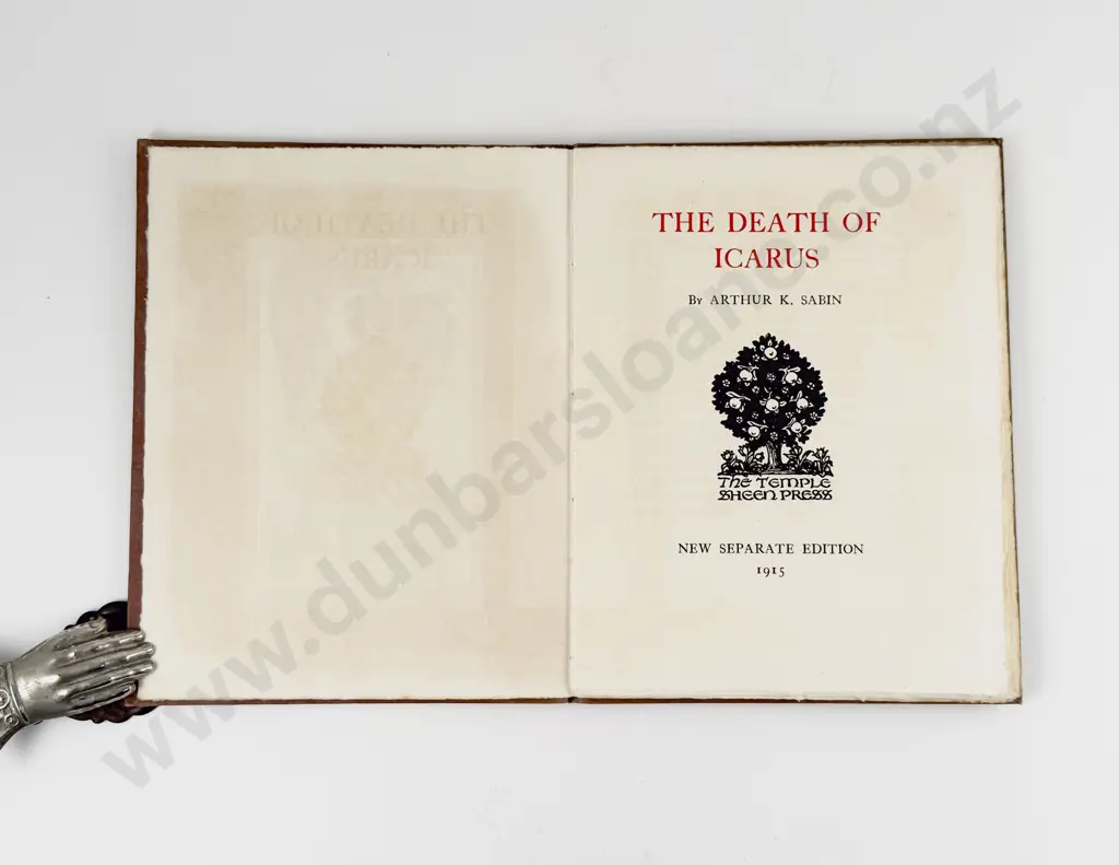 Sabin Arthur K - The Death Of Icarus Image 1++