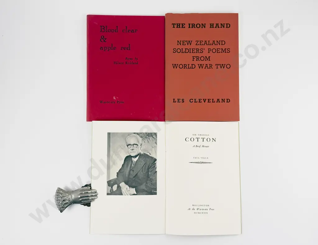 3 Volumes From The Wai-te-ata Press Wellington Image 1++