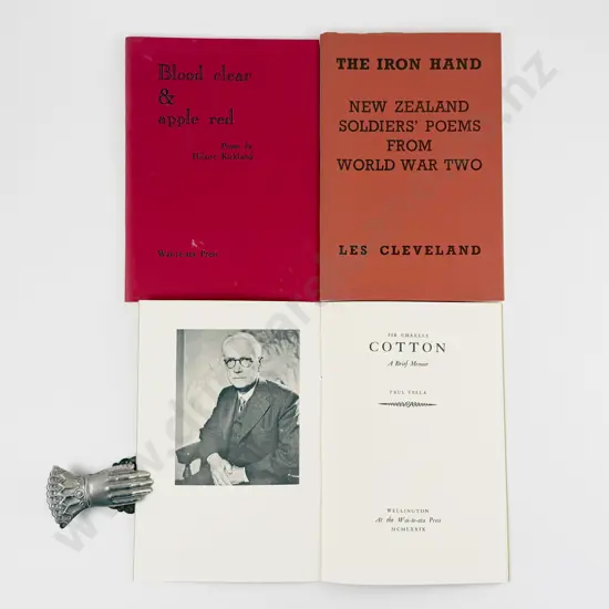3 Volumes From The Wai-te-ata Press Wellington