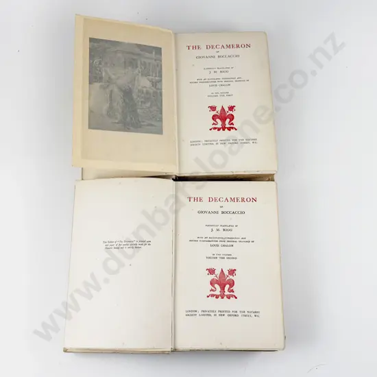 Boccaccio Giovanni - The Decameron (2 Volumes)