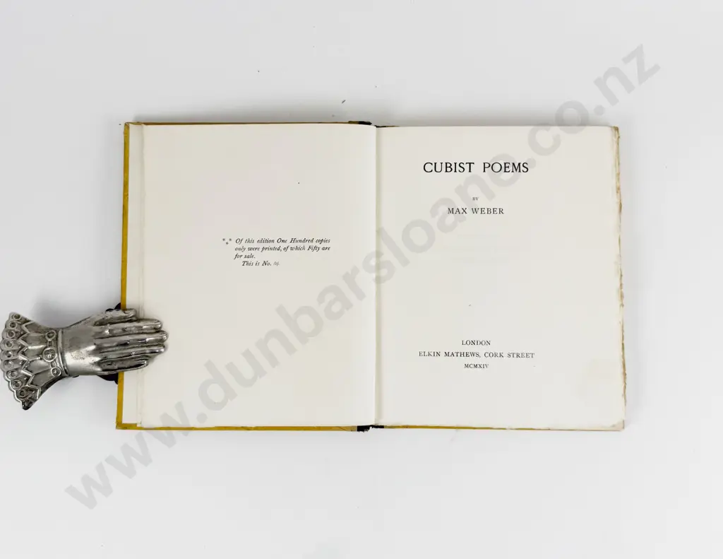 Weber Max - Cubist Poems Image 1++