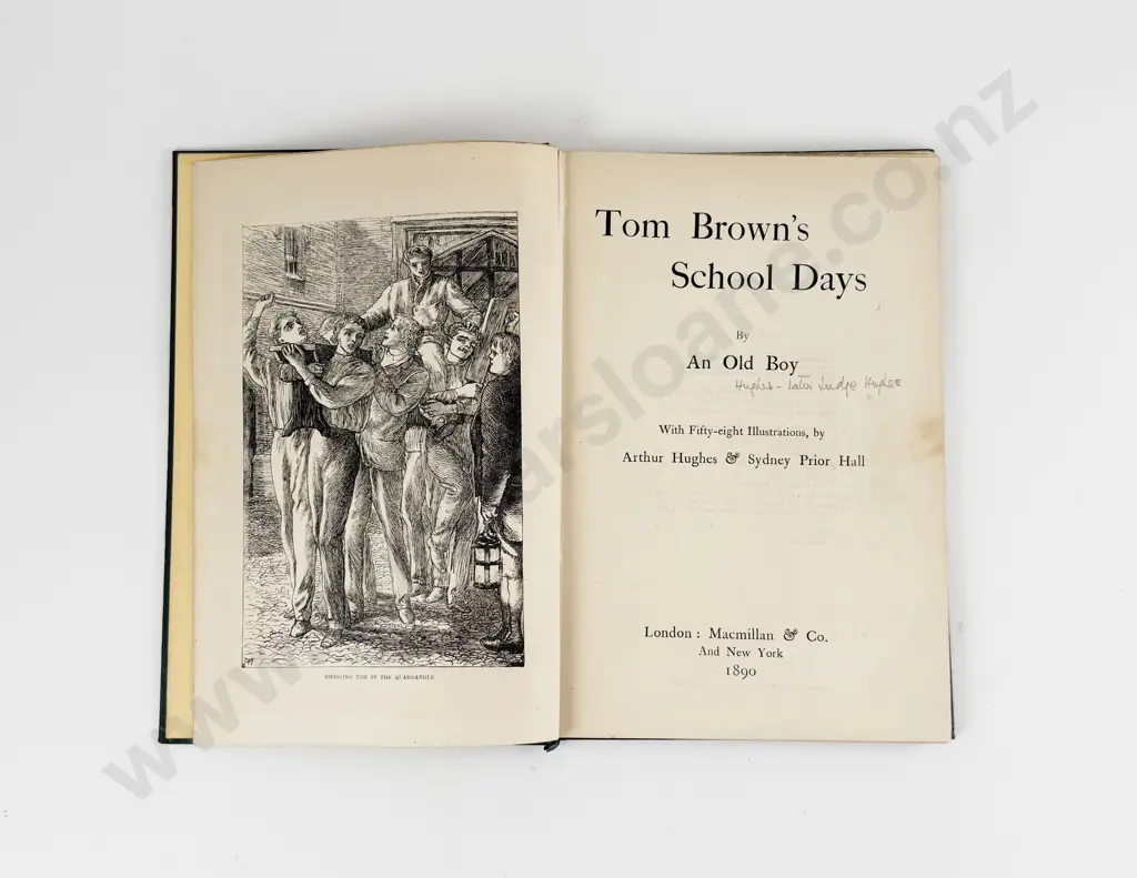 An Old Boy (Thomas Hughes) Tom Brown's School Days Image 1++