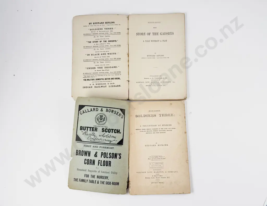 Rudyard Kipling - A H Wheeler's Indian Railway Library Books Series No 1 & 2 Image 1++