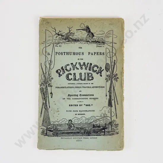 "Boz" (Charles Dickens) The Posthumous Papers of the Pickwick Club (20 Vols, 1931/32)