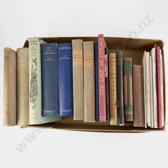 Box Of Assorted Poetical Literary Volumes