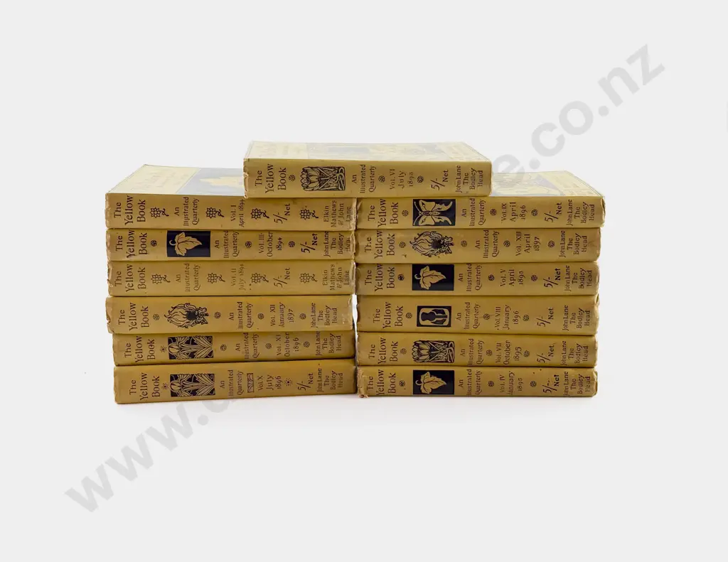 Various - Rare & Complete 13 Volume Set Of The Yellow Book Image 1++