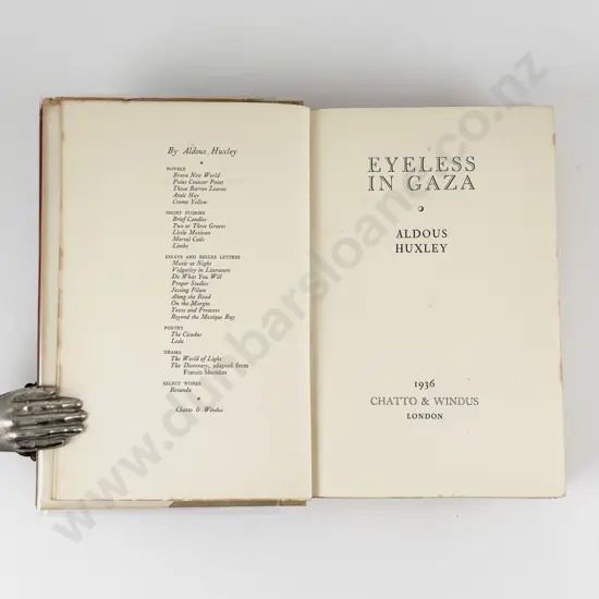 Huxley Aldous - Eyeless In Gaza