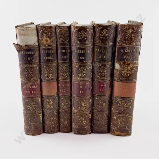 Niebuhr B G - The History & Lectures On The History Of Rome (Composed 6 Volume Set)