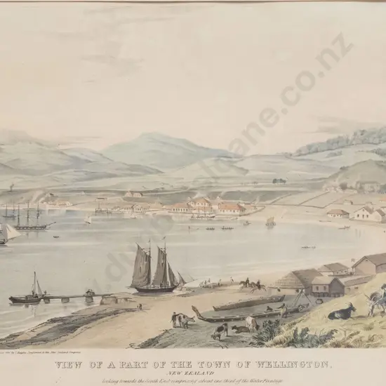Charles Heaphy (after) A View Of Part Of The Town Of Wellington