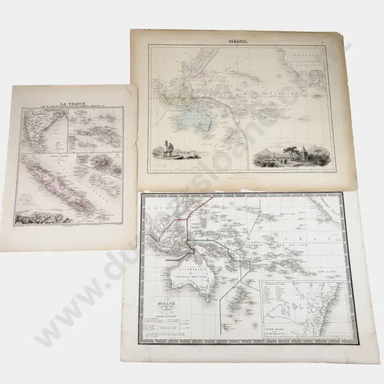 3 Various Maps - 2 Oceanie & La France