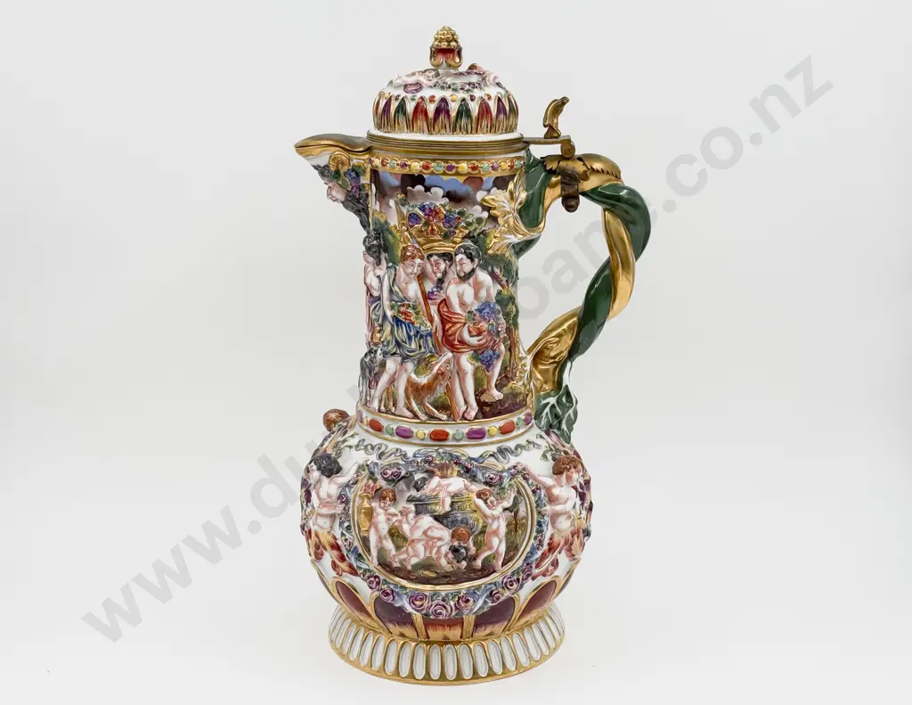 Large Capodimonte Ewer Image 1++