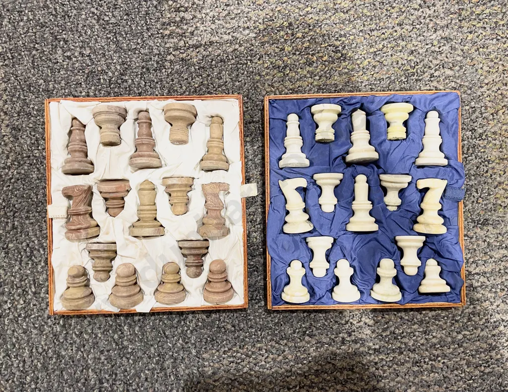 Hard Stone Chess Set Image 1++