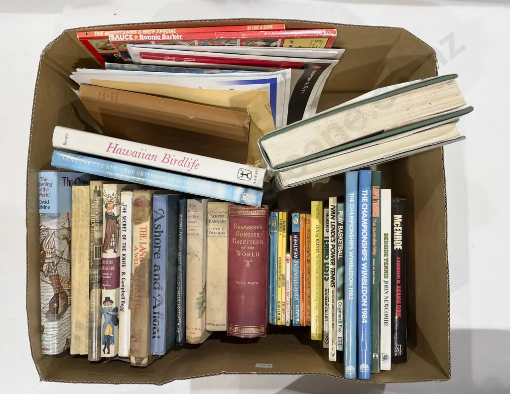 Box Quantity of Assorted Books Image 1++