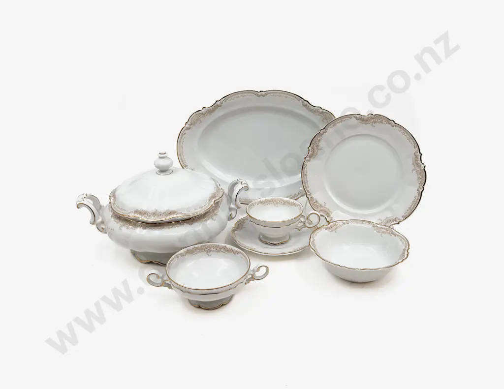 Hutschenreuther Germany Sylvia Pattern Part Dinner Set Image 1++