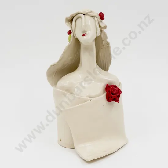 Figural Pottery Bust