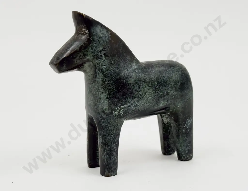 Small Bronze Horse Figure Image 1++