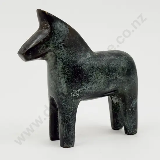 Small Bronze Horse Figure