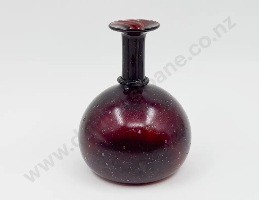 Hoglund Art Glass Bottle Vase Image 1++