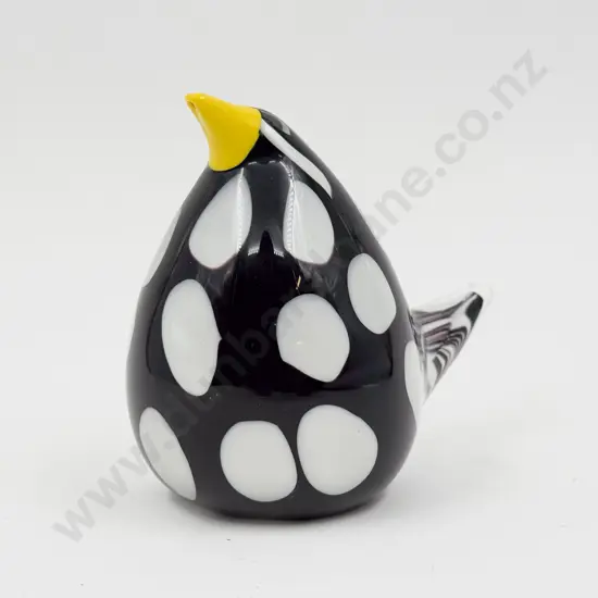 Unsigned Art Glass Bird