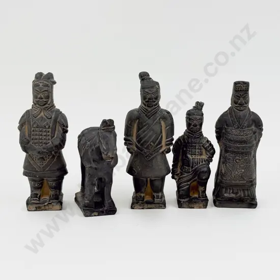Boxed Set of Commemorative Terracotta Qin Dynasty Figures