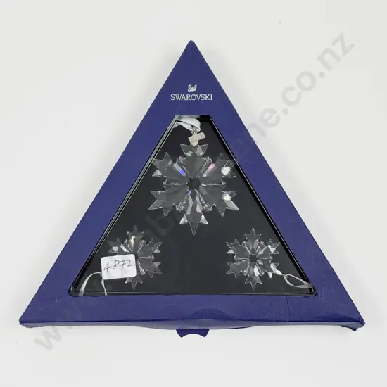 Swarovski Boxed Set of Three Christmas Decorations