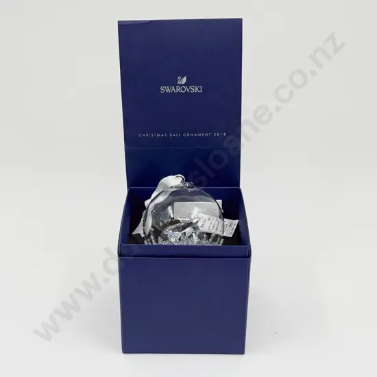Swarovski Boxed Christmas Ball Ornament 2018