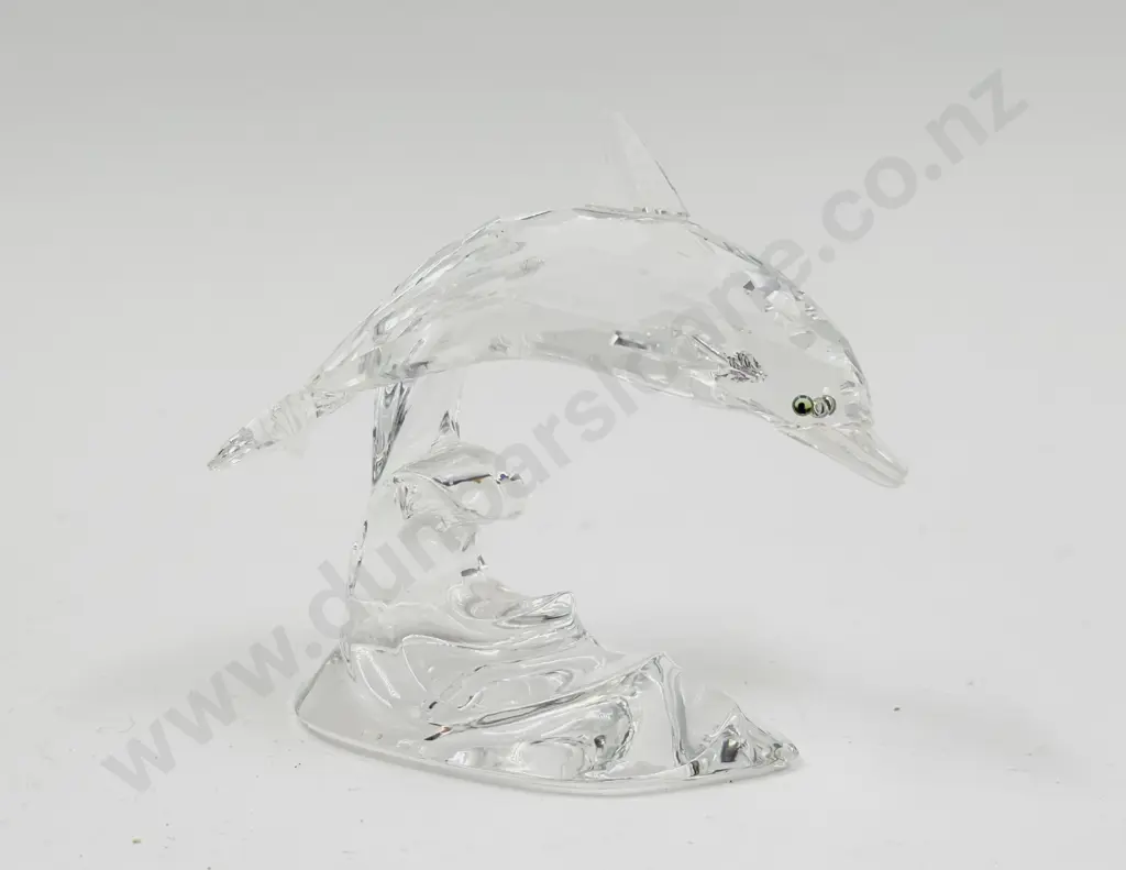 Swarovski Boxed Dolphin Ornament Image 1++