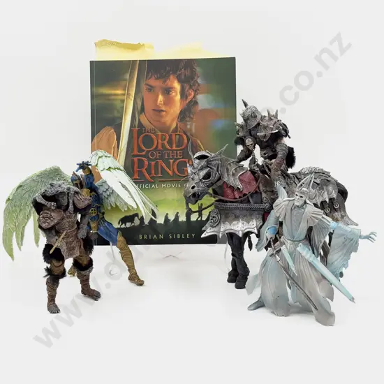 Box of Assorted Lord of the Rings Toys etc