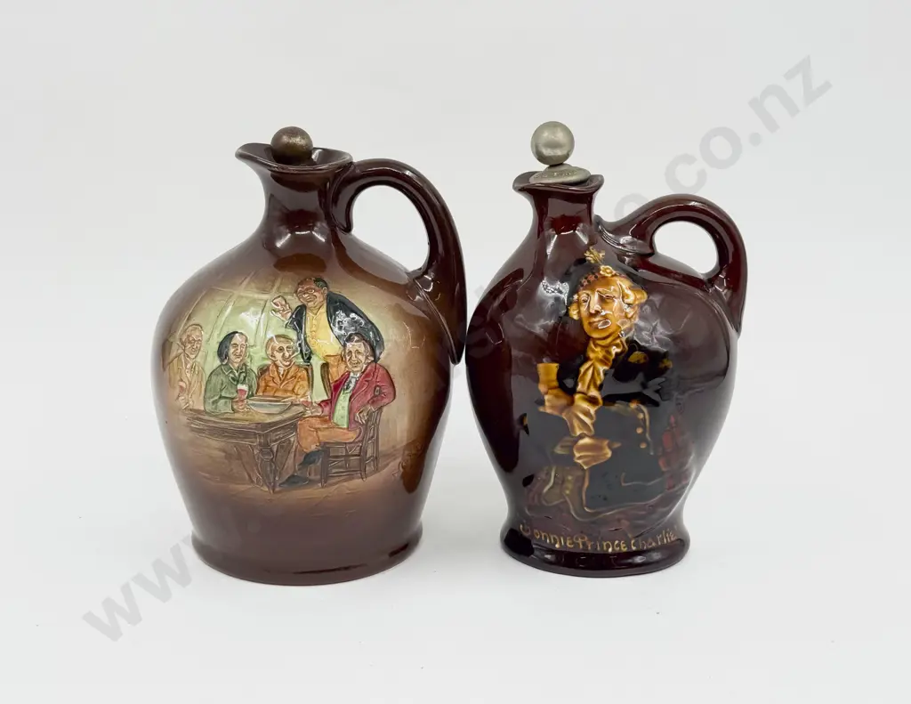 Two RD Dewars Whisky Jugs Image 1++