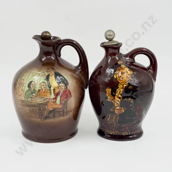 Two RD Dewars Whisky Jugs