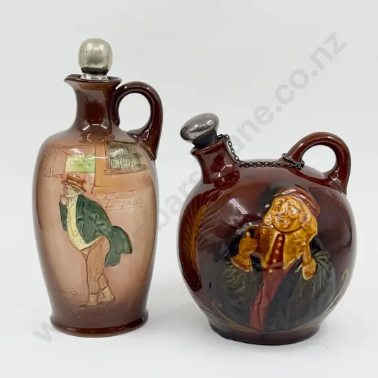 Two RD Whisky Jugs