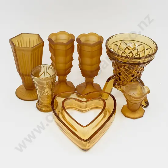 Quantity of Assorted Pressed Glass Ware