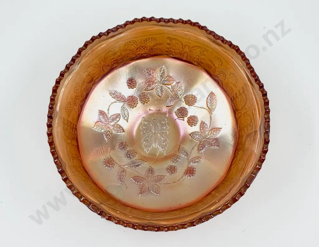 Two Pieces of Assorted Carnival Glass Image 1++
