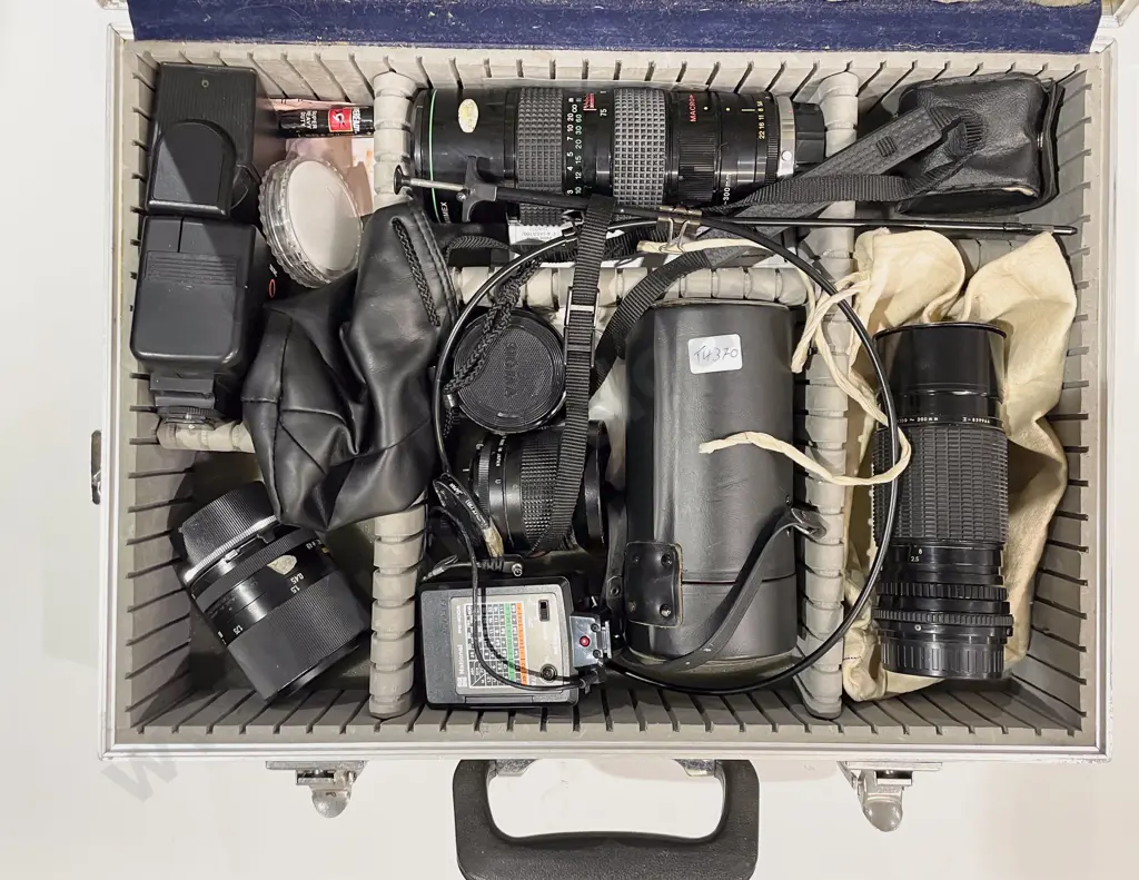 Case of Assorted Camera Accessories incl Lens etc Image 1++