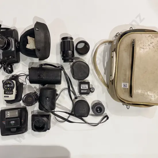 Pentax Camera & Assorted Lens & Accessories