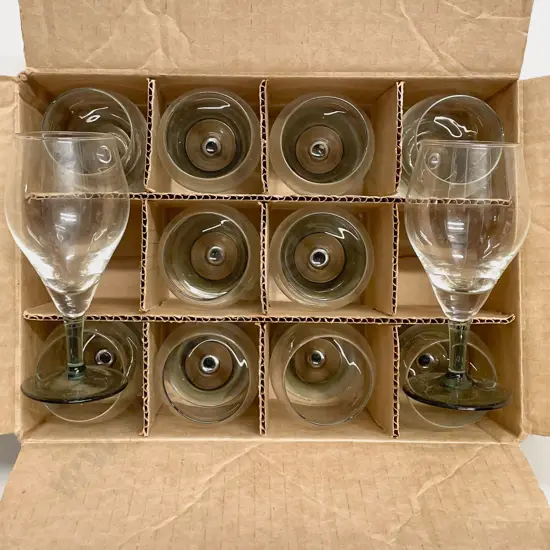 Box of As New Liqueur Glasses