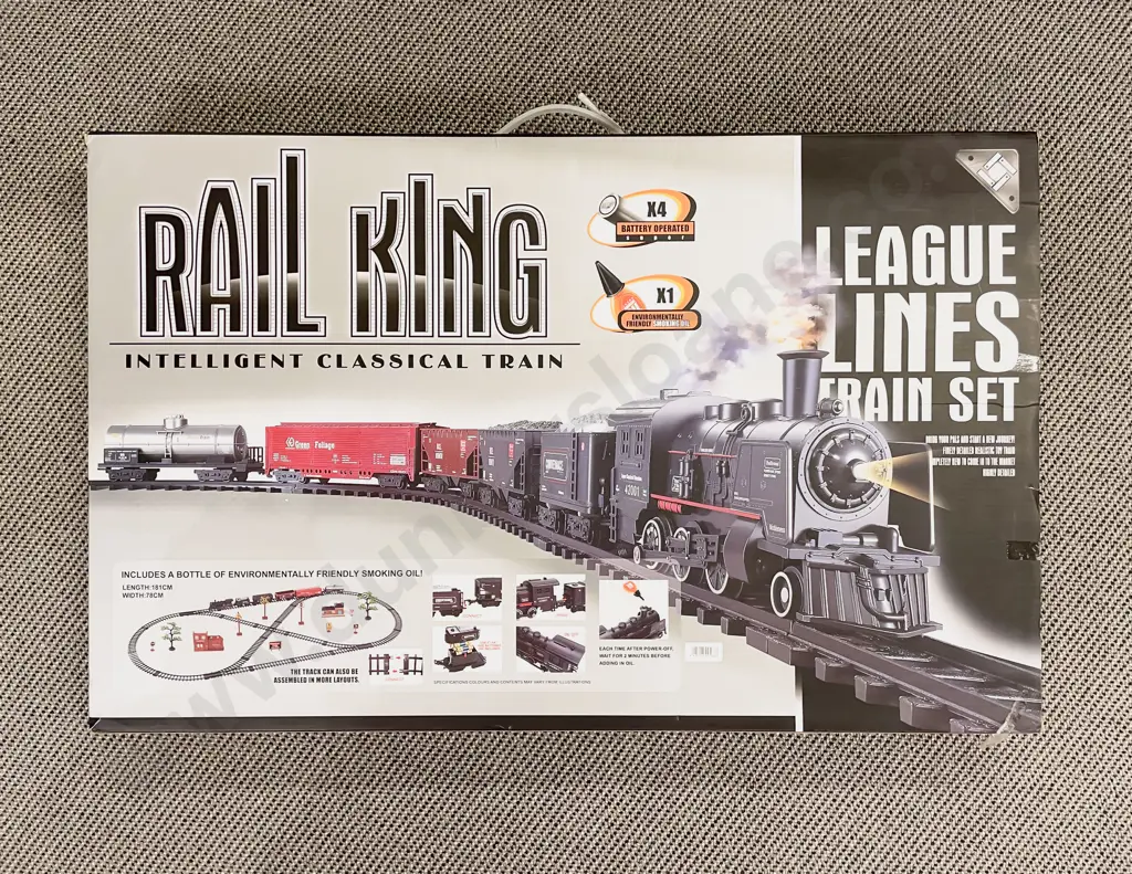Boxed Rail King Train Set Image 1++