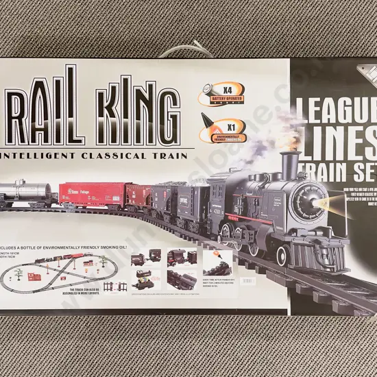 Boxed Rail King Train Set